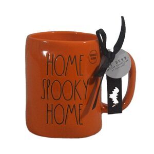 Rae Dunn HOME SPOOKY HOME Double Sided Halloween Ceramic Mug